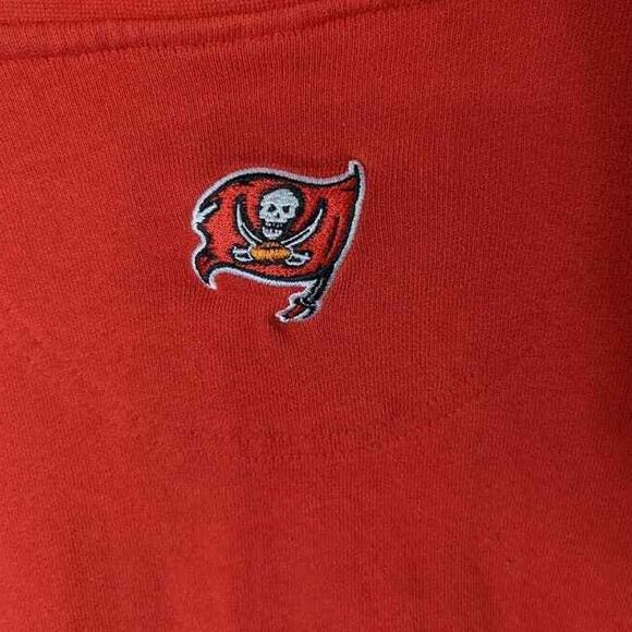 TAMPA BAY BUCCANEERS 2XL V-Neck Pullover Sweatshirt NFL Embroidered - Picture 6 of 7